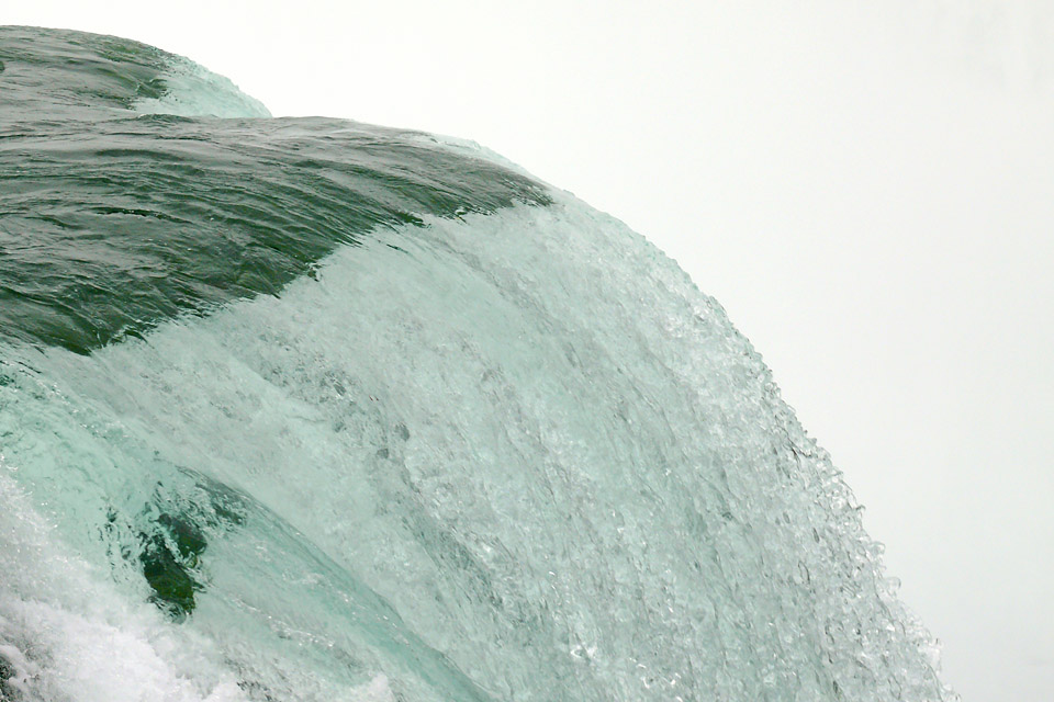 Niagarafälle: Detailansicht der Horseshoe Falls